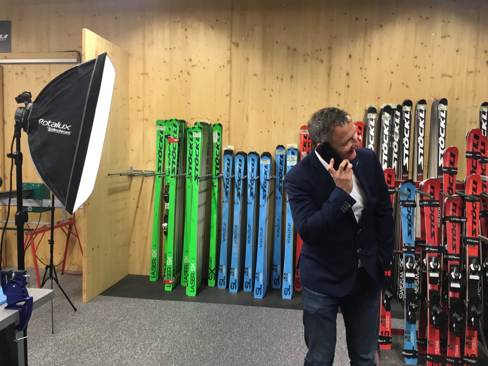 Makingof Fotoshooting mit der Stöckli Swiss Sports AG fürs «KMUMagazin»